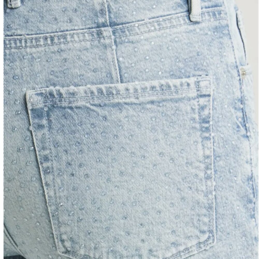 GOOD AMERICAN Good Icon High Waist Straight Leg Jeans